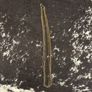 Elegant Gold Beaded Necklace